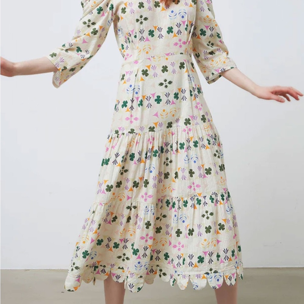 Floral Print Midi Dress